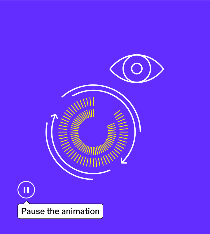 A visual of an animation is shown, with a pause button next to it, indicating that it’s possible to pause the animation.